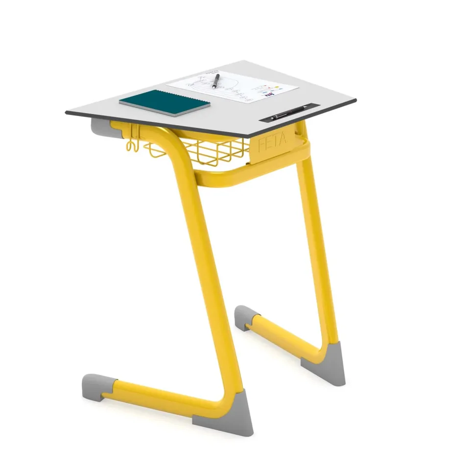 Jasper Trapezoid Tek Kişilik Okul Sırası - Görsel 3